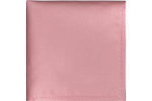 BEWDIO Men's Pocket Square, Solid Color Boys Handkerchiefs for Men Wedding Party
