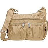 VOLGANIK ROCK Crossbody Purses for Women Shoulder Handbags Lightweight Waterproof Nylon Travel Bag Ladies Pocketbooks