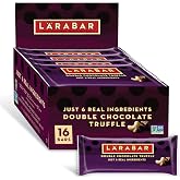 Larabar Double Chocolate Truffle, Fruit &amp; Nut Bars, 16 ct, 25.6 oz | Gluten-Free, Vegan, Dairy Free, Kosher, Non-GMO Project Verified, 6 Real Ingredients, No Artificial Sweeteners