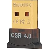 USB Bluetooth Adapter VicTal Plug and Play CRS 4.0 Micro Bluetooth Dongle Wireless Receive Transmitter Adapter for Laptop PC (Compatible with Windows 10/8.1/8/7/Vista Raspberry Pi, and Stereo Headset)