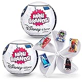 5 Surprise Disney Mini Brands Collectible Toys by ZURU - Great Stocking Stuffers - Disney Store Edition, 2 Capsules of 5 Mystery Toys for Kids, Teens, and Adults (Amazon Exclusive)