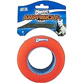 Chuckit! Amphibious Mega Ball or Roller, Floats, for Medium and Large Dogs | Doubles as a Fun Fetch Toy for Both Water and Land