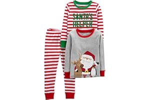 Simple Joys by Carter's Baby 3-Piece Snug-fit Cotton Holiday Pajama Set