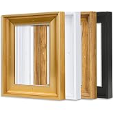WEITAVAS 8x10 Canvas Floater Frame for 0.9" Deep Art Painting (8x10,Black) | Canvas Floater Frame, Floating Frame for Canvas Art Diamond Painting Paint by Numbers, Oil Painting Floating Frames,