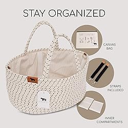 Lu & Ken 3 in 1 Large Diaper Caddy Organizer - Baby