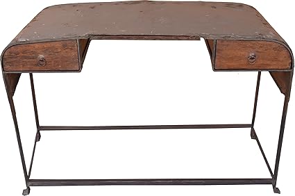 Guru Shop Bureau Ancien Capot Fer 76x114x48 Cm Bureaux Amazon Fr Cuisine Maison