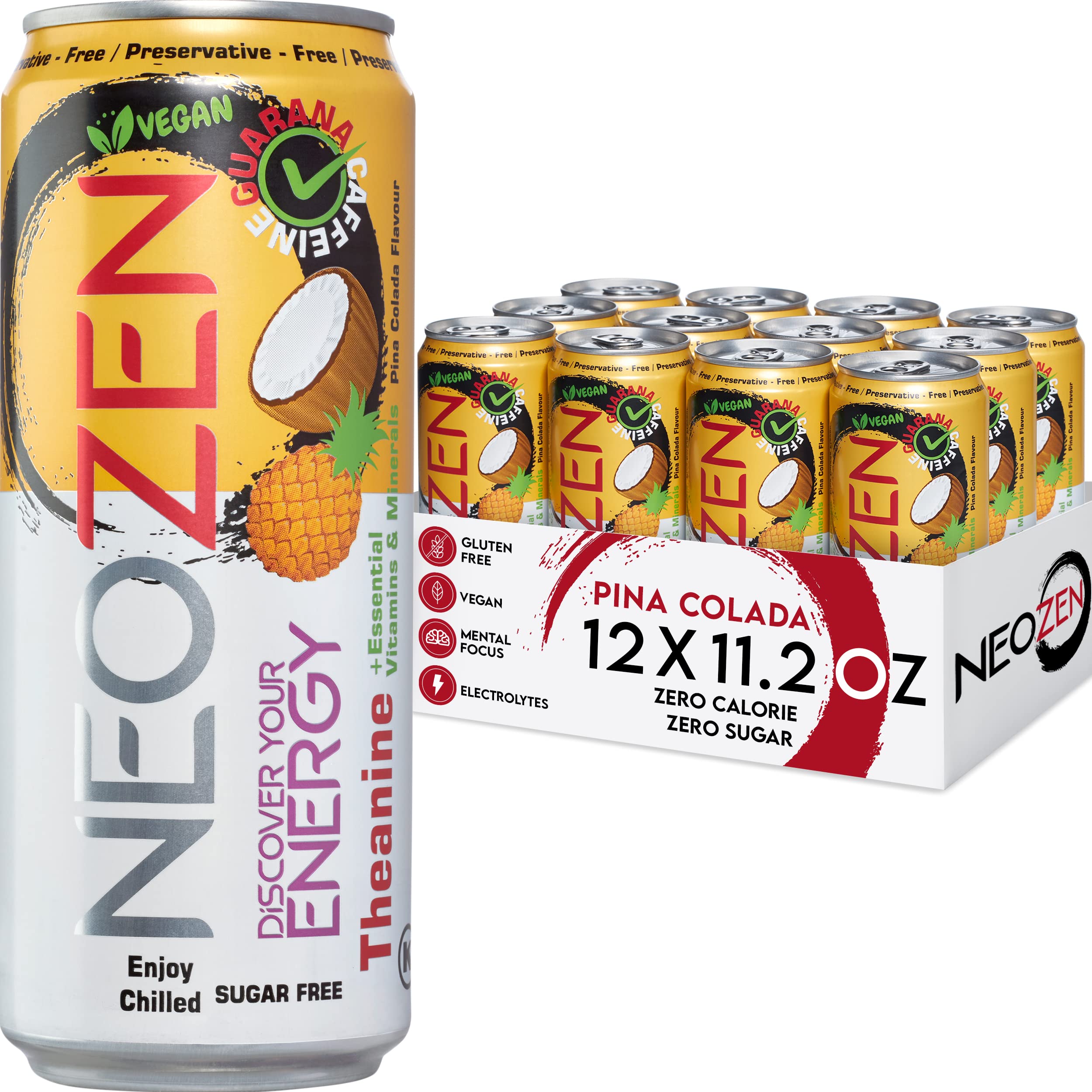 Mua NEOZEN Sugar Free Energy Drink - Zero Calorie, Kosher, Gluten Free ...