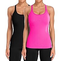 Amazon.com: Danskin Women's 2-Pack Airbrush Active Tank Top (US