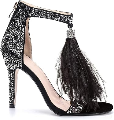 black dress sandals for wedding