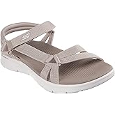SKECHERS Women's GO Walk Flex Sandal - Illuminate Hands Free Slip-ins Fisherman