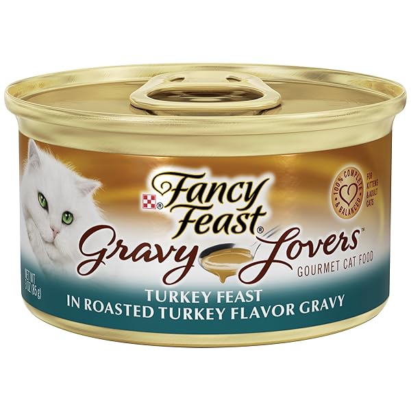 FANCY FEAST PURINA GRAVY LOVERS TURKEY FEAST CAT...