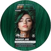 Splat Midnight Jade Semi Permanent Hair Dye Kit, 1 Application | With Deep Reconstructor Conditioner, Lasts 30 Washes, No Bleach Required, Vegan &amp; Cruelty Free Hair Color