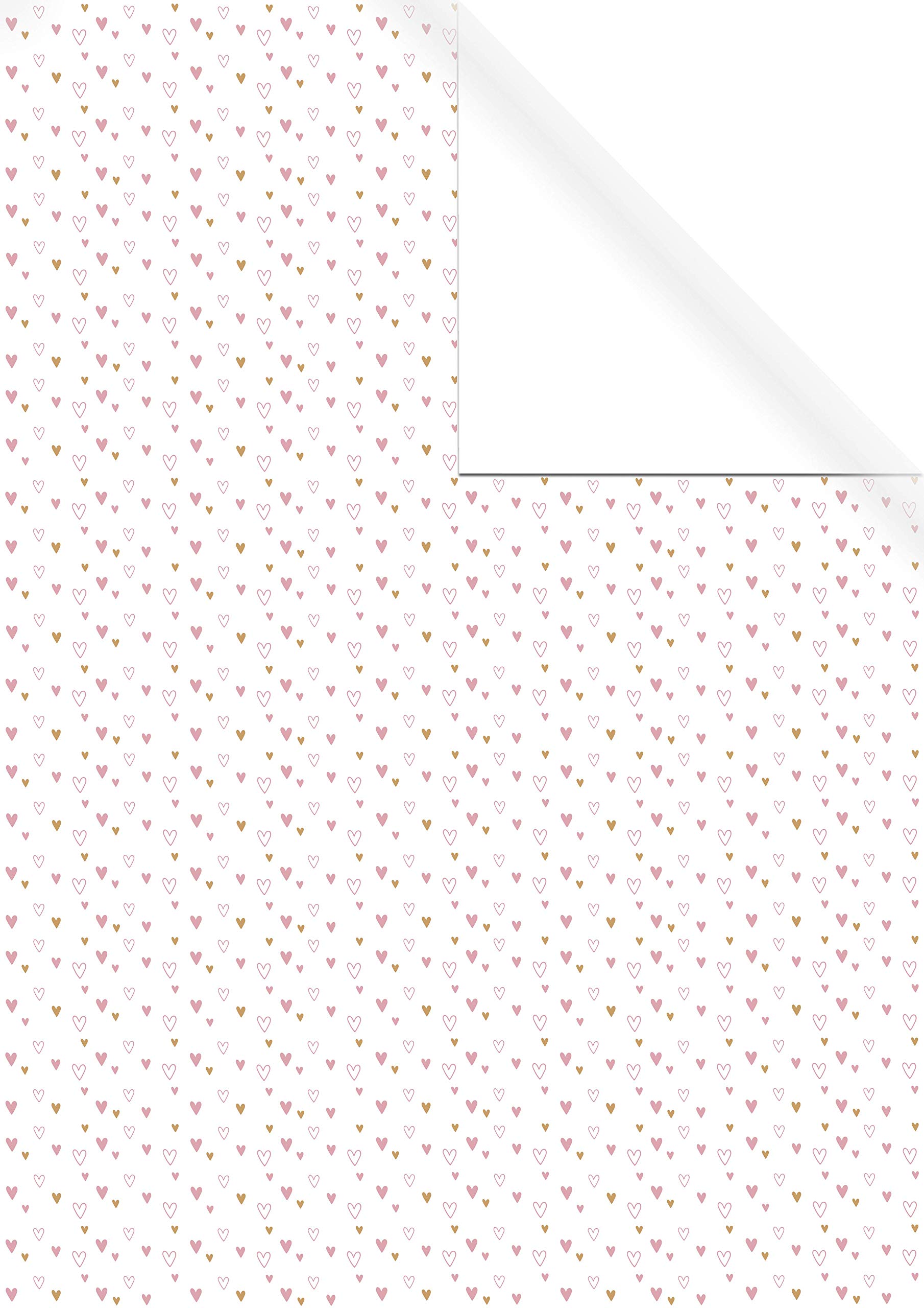 Rayher 67355000 Wrapping Paper White Kraft FSC Mix Cred, 70 x 200 cm, Printed on 1 Side, 70 g/m, Natural, Normal