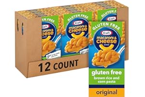 Kraft Gluten Free Original Macaroni & Cheese Dinner (12 ct Pack, 6 oz Boxes)