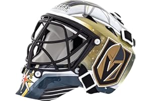 Franklin Sports NHL Team Logo Mini Hockey Goalie Mask with Case - Collectible Goalie Mask with Official NHL Logos and Colors