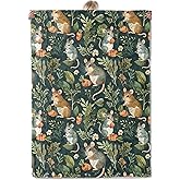 Aonimonis Forest Rat Throw Blanket Gifts for Women, Soft Fuzzy Warm Cozy Flannel Blankets for Bedroom, Travel, Couch, Home Decor 50x60 in