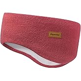 Doyesiee Fleece Ear Warmer Headband for Men Women, Winter Running Headband Ear Covers for Cold Weather Ear Muffs for Jogging Skiing Hiking Cycling