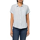 Lucky Brand Womens Rolled Sleeve Button Down