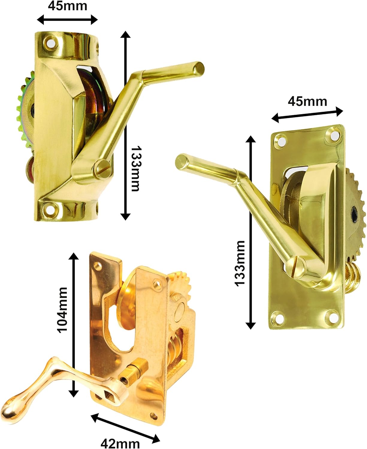 Vermont Tennis Post Winder Mechanism & Handle [3 Styles] | Premium Brass – Square & Round Tennis Posts (Large Square) : Sports & Outdoors