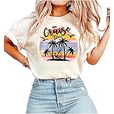 Shirts for Women Trendy Boho Shirt Outfits Vintage Graphic Tees Vacation Shirts Travel Clothes Going Out Tops for Women