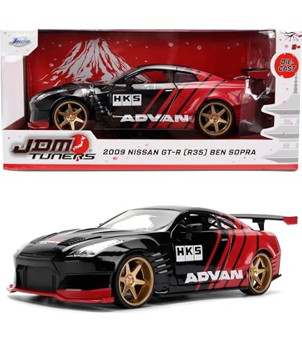 Amazon.com: Jada Toys JDM Tuners 1:24 2009 Nissan GT-R R35 Ben