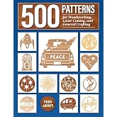 500 Patterns for Woodworking, Laser Cutting, and General Crafting: Full-Size Plans (Fox Chapel Publishing) Fretwork Baubles, Reindeer, and Vehicles - Each Takes 15 to 20 Minutes and Can Be Stack Cut