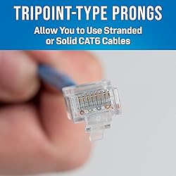 Jonard Tools RJ45-6100 CAT6A RJ45 Pass-Through