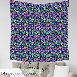 Erosebridal Mushroom Fabric by The Yard, Cute