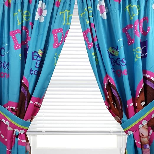 Amazon Com Disney Doc Mcstuffins Window Panels Curtains