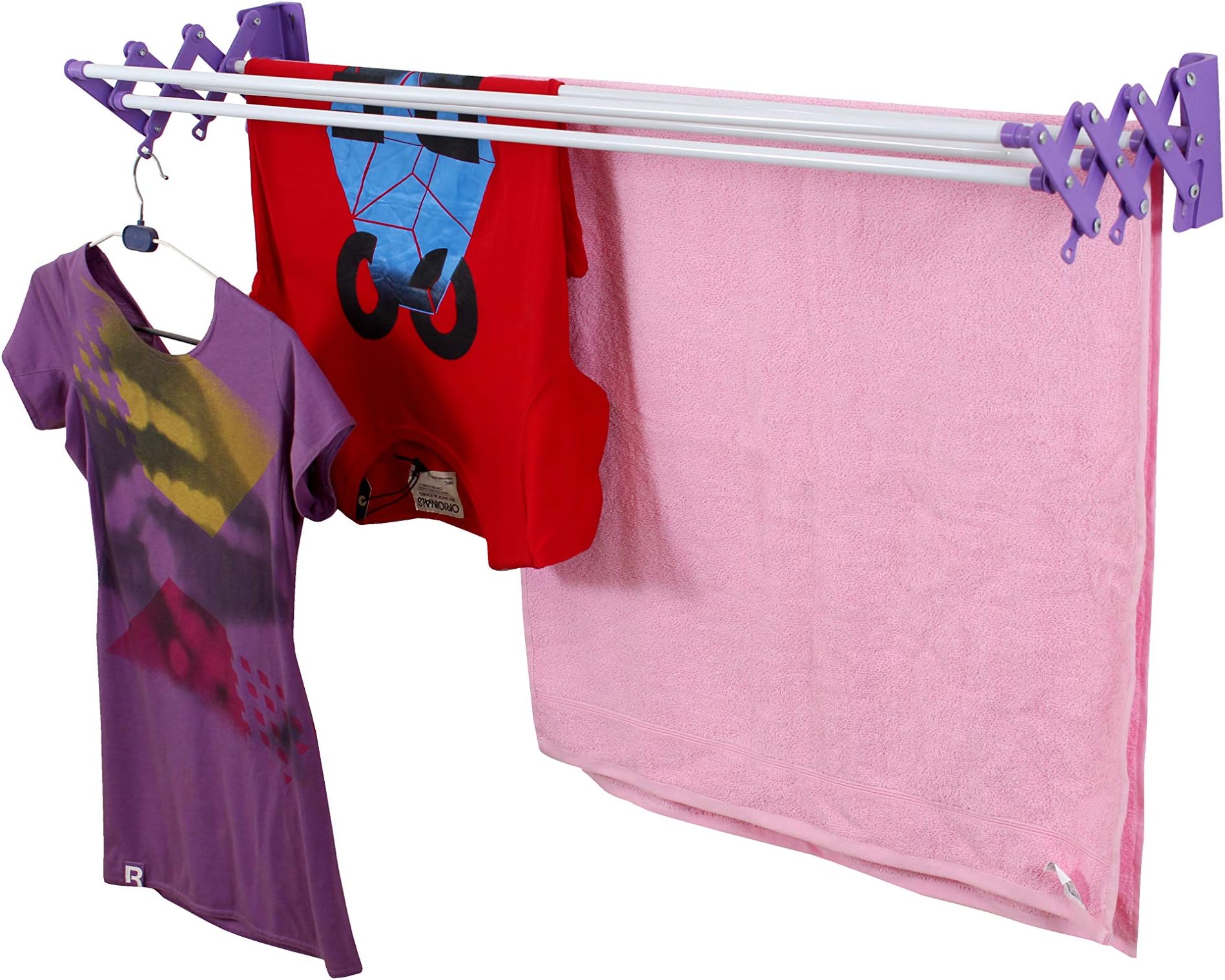 Magna Homewares 100% Stainless Steel Cintare 60 Wall Mounted Cloth Drying Stand/Clothes Dryer Stands/Laundry Racks/Cloth Drying Hanger for Balcony/Indoor/Outdoor