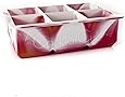 Cocktail Cubes Large Silicone King Cube Ice Cube Trays, Makes Big Cubes for Whiskey, Red and White