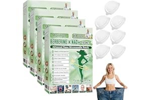 Moringa & Berberine Patches for Weight Loss, 10-in-1 Nano Microdarts Moringa Berberine Patch, Natural Berberine Patches for W