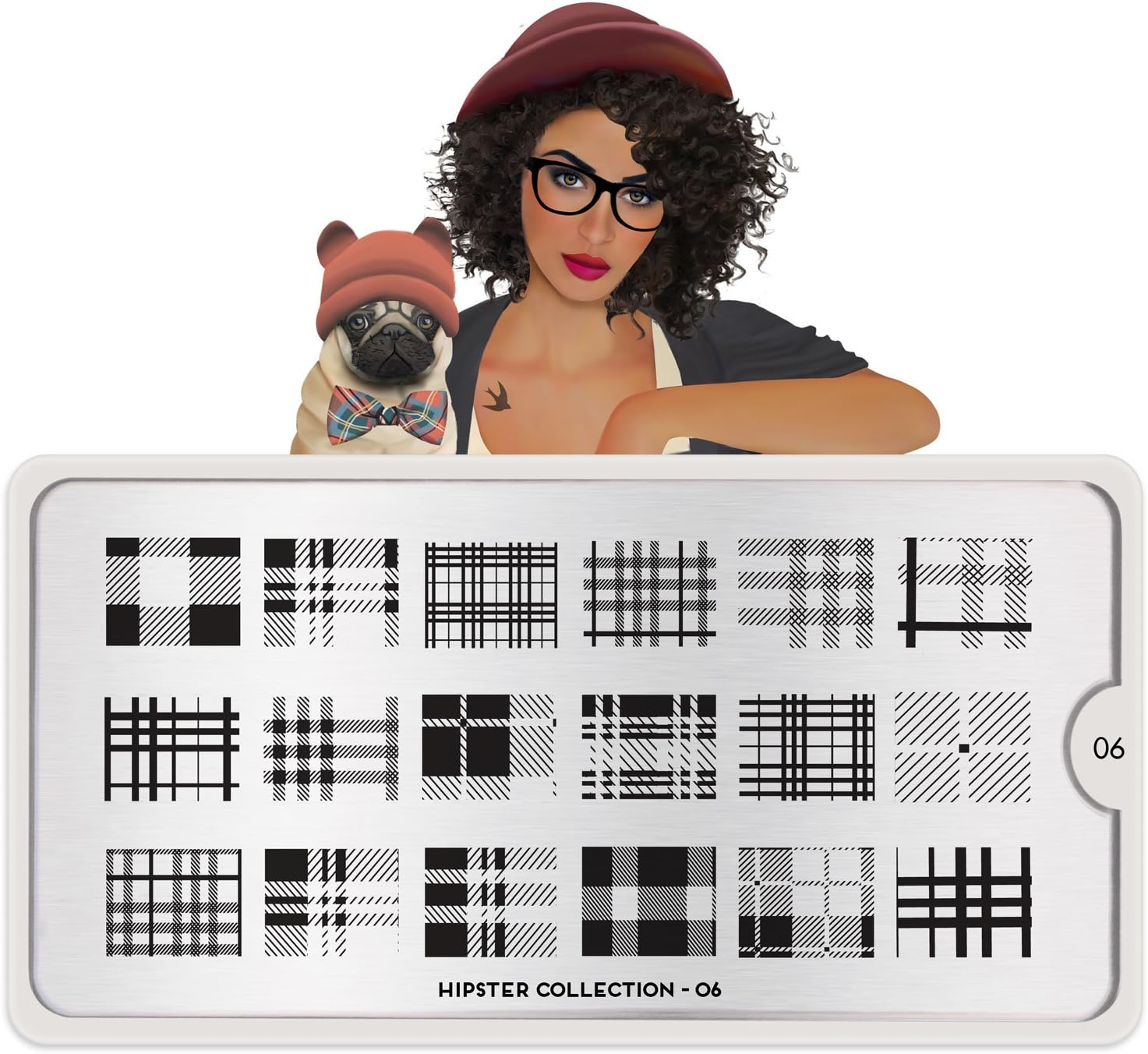 Amazon Moyou Londonネイルアートイメージスタンププレートヒップスターコレクション06 Us Stock Shipping内24h Moyou London ホーム キッチン 通販