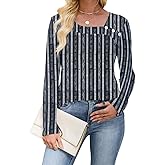 Womens Long Sleeve T Shirts Asymmetrical Neck Tops Business Blouses for Women Fashion 2025 Tunic Shirts Decorative Buttons