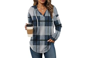 Bofell Womens Fashion Tops Hoodies for Women Pullover Oversized Sweatshirts Long SLeeve Shirts Loose Fit