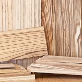 1/4&rdquo; x 4&rdquo; x 12&rdquo; Zebrawood Solid Hardwood Unfinished for Crafts, DYI, Scroll Saw, Woodworking and Laser Engraving (1pc)