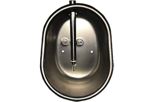 RABBITNIPPLESCOM Large Stainless Steel Waterer for Hogs, Pigs and Other Farm Animals by RNL RabbitNippLes