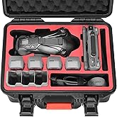 FPVtosky Hard Case with Controller Lanyard for DJI Mavic 4 Pro Creator/Fly More Combo, Fits DJI RC Pro 2/ RC 2/ RC2 with Sunshade, Up to 8 Batteries, Charging Hub, Filters Accessories[ CASE ONLY]