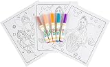 Crayola Color Wonder Barbie Mess-Free Colouring Book 18 Pages 5 Markers view 4