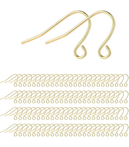 10 Paires De Crochets Pour Boucles D'oreilles En Argent 925 - 18x12mm, Fait Main