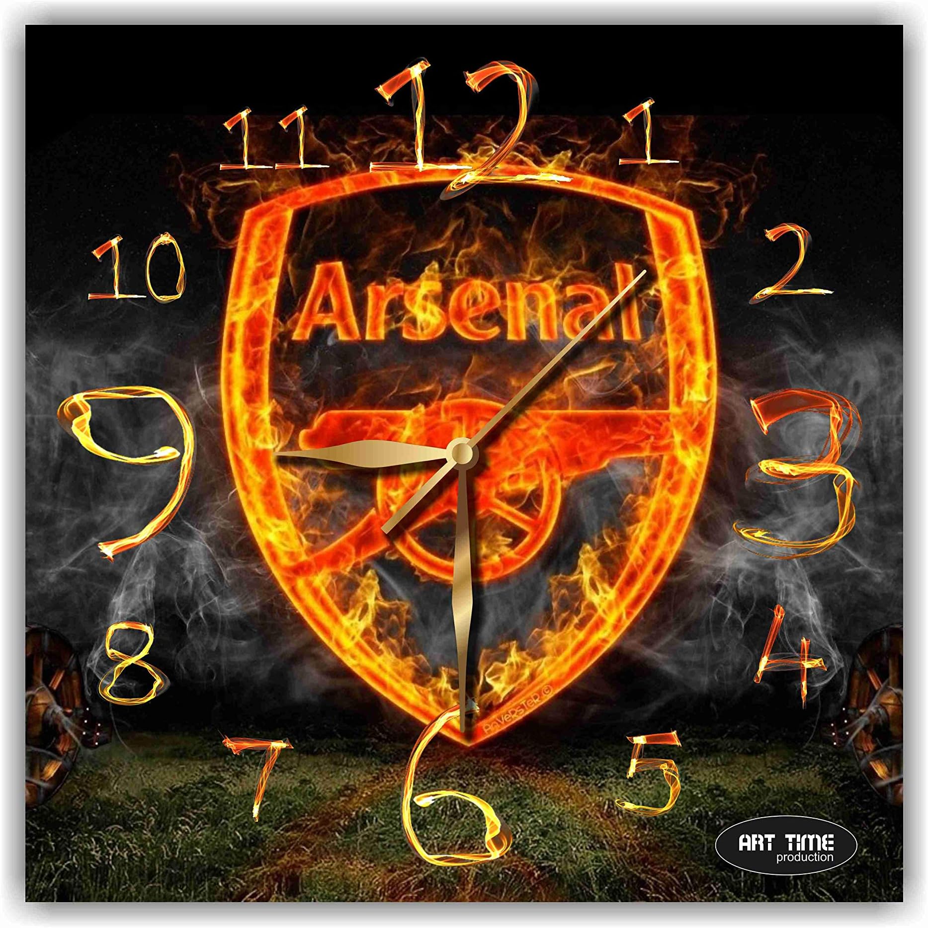 Sernast Exclusive Clock Arsenal Football Club – Unique Item for Home and Office, Original Present for Every Occasion.