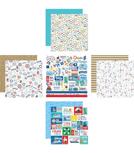 Reminisce COF-200 Kit de collection pour scrapbooking Café et thé, 30,5 x 30,5 cm, multicolore