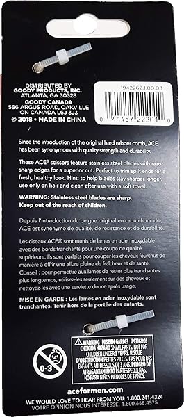GOODY OUCHLESS START STYLE FINISH PROFESSIONAL HAIR CUTTING SHEARS WITH POUCH, BOTANICAL GARDEN BRIGHTS, 0.20 POUND