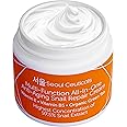 SeoulCeuticals Korean Skin Care 97.5% Snail Mucin Repair Cream - Korean Moisturizer Day Night Cream Snail Mucin Extract - All