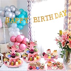 7 Pieces Cake Stand Set 3-Tier Cardboard Cupcake