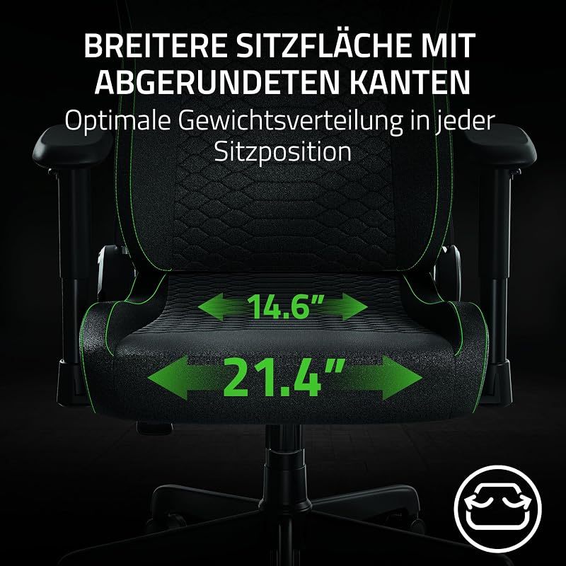 Iskur V2 X- Essential Gaming Chair with Built-in Lumbar Support