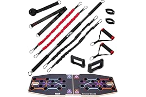 Push Up Board Workout Equipment for Chest Triceps, Back, Arms Muscles, Fitness Portable Pushup Board For Man And Women, Perfect Multi-Functional Push-Up Stand Bar Muscle Building by CTRL Sports