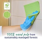 Spontex Specialist Sponge Cloths 100% PEFC Pulp 10 Pack 18x19.4 cm view 6
