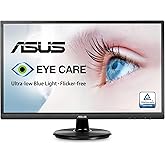 ASUS 23.8” Full HD Computer Monitor, 1080p, HDMI, VGA, Eye Care, 178° Wide Viewing Angle - VA249HE, Black