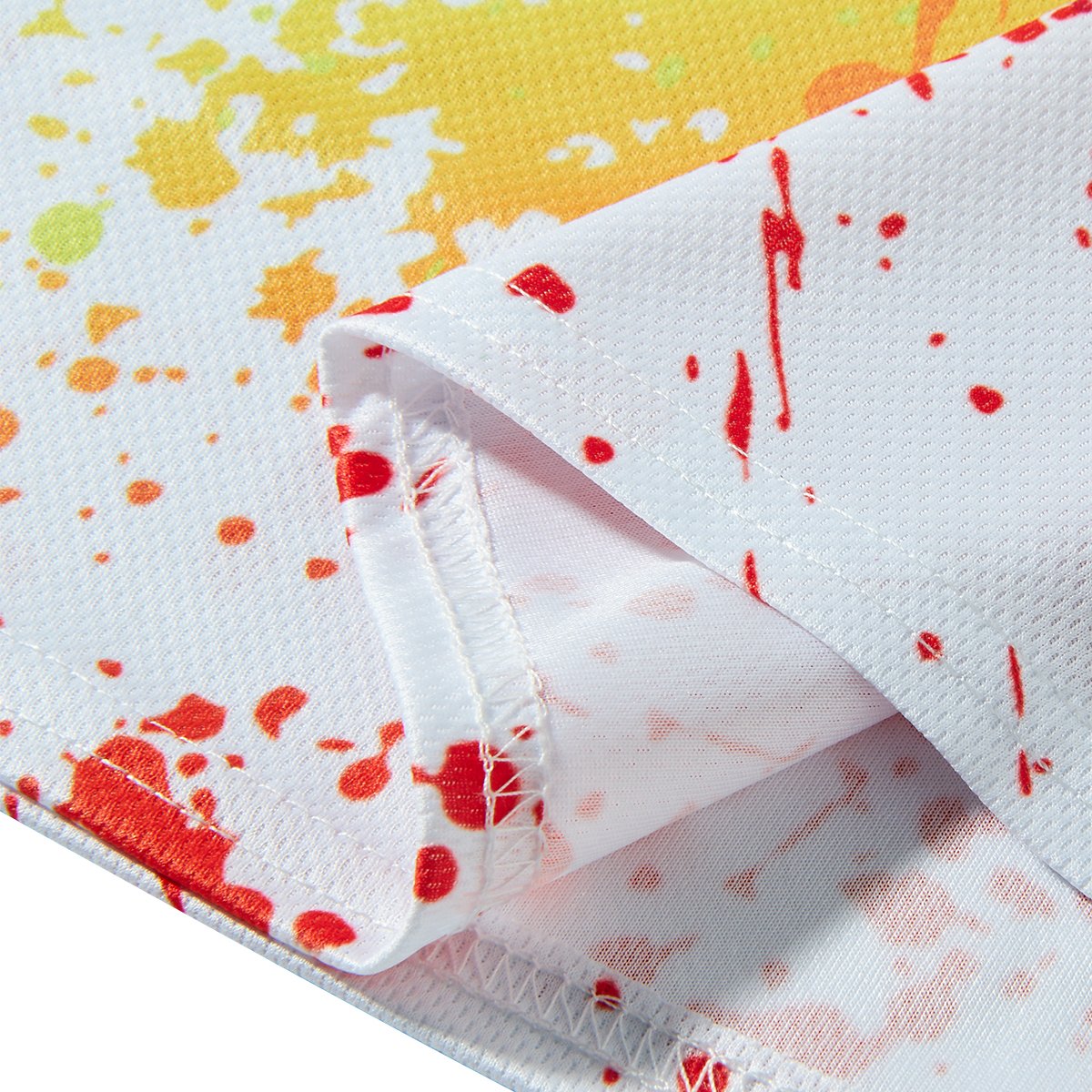 RAISEVERN 3D Bunte Farbe Drucken Lustige Muster Realistische Underwaist Gym Tank Tops für Herren X-Large